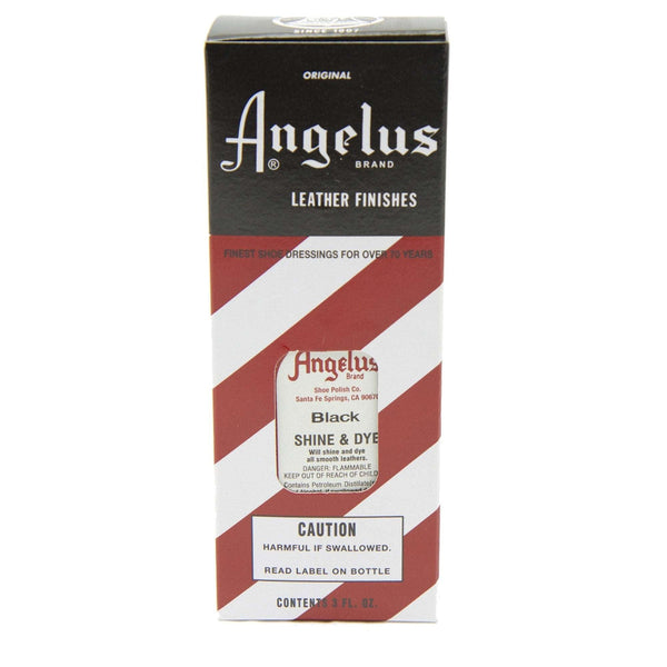 Angelus brilho e tinta para couro Preto 88ml