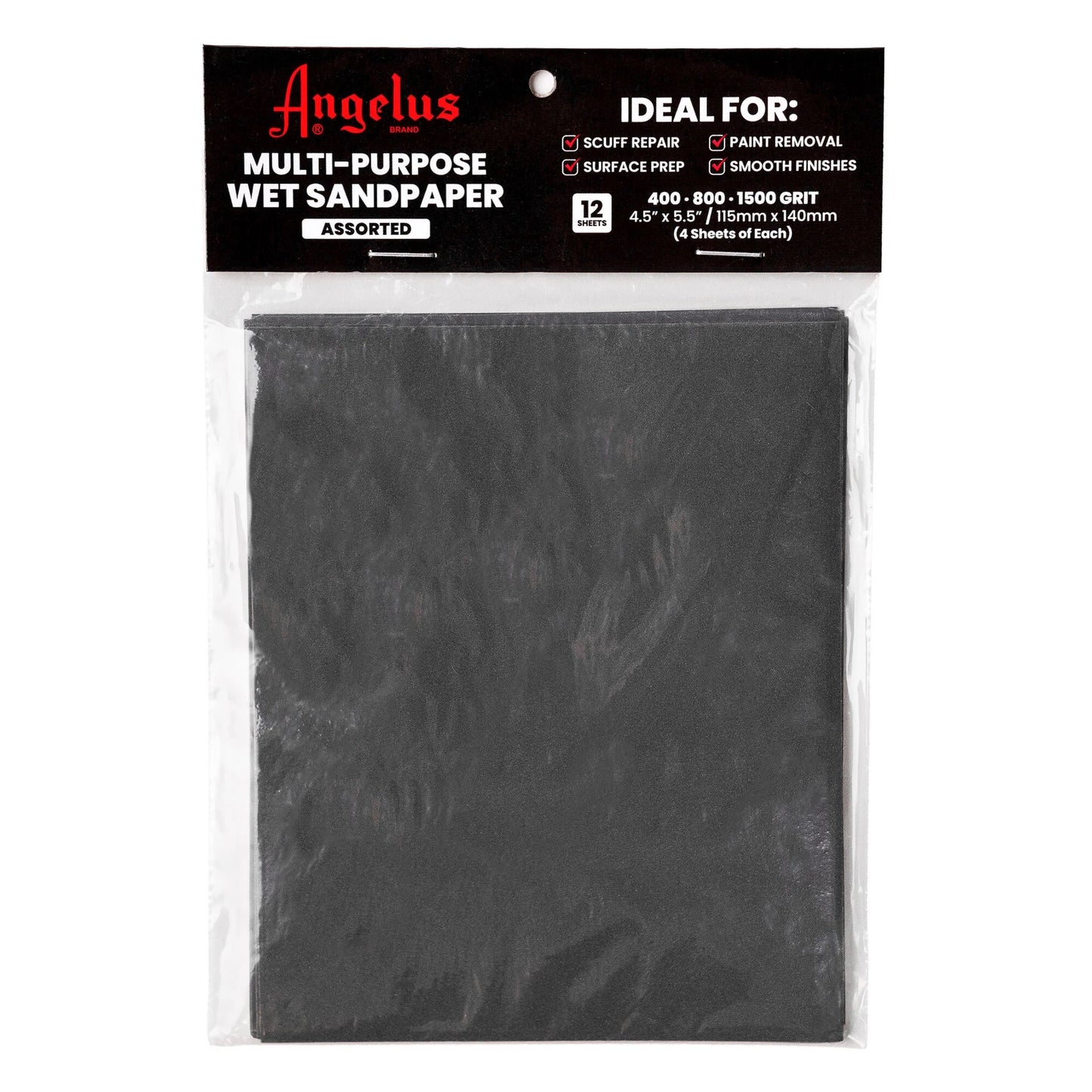 Lixa húmida multiusos Angelus CA 11x14cm - 12 folhas