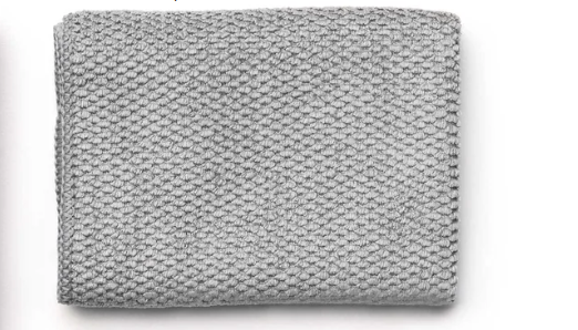Toalha microfibra Angelus cinzenta Tamanho 30x30cm