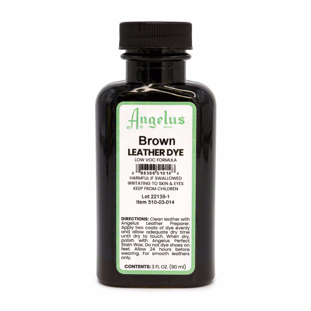 Tinta para Couro Angelus Castanho Claro VOC 88ml