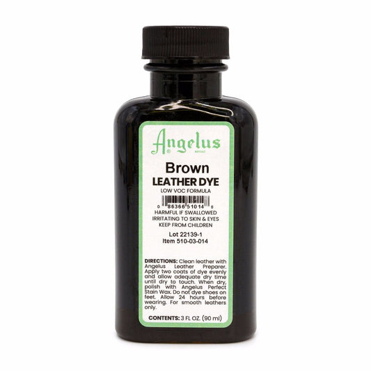 Tinta para Couro Angelus Castanho Claro VOC 88ml