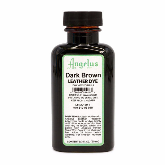 Tinta para Couro Angelus Castanho Escuro VOC 88ml