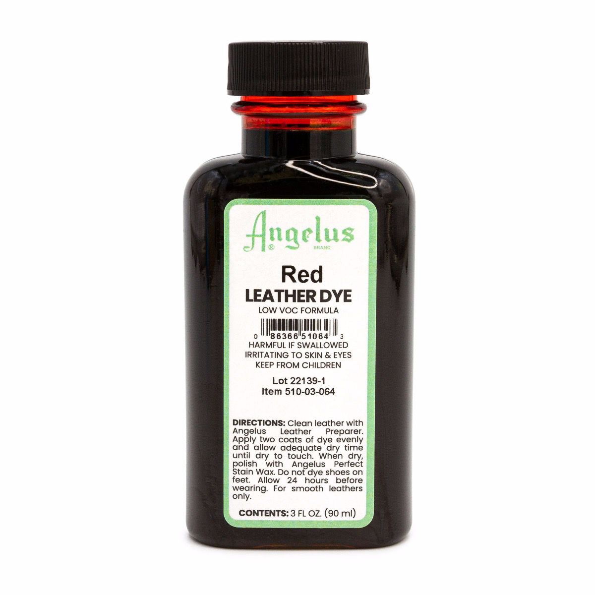 Tinta para Couro Angelus Vermelho VOC 88ml