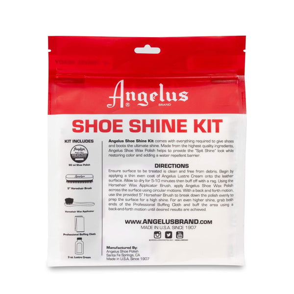 Kit viagem Angelus para engraxar sapatos 