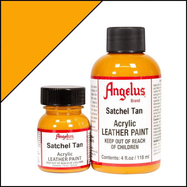 Angelus Tinta Satchel Tan para couro