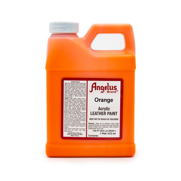 Angelus Tinta Laranja para couro