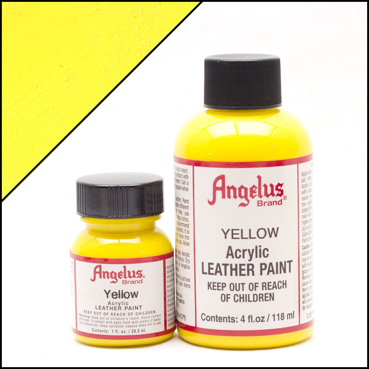 Angelus Tinta Amarelo para couro