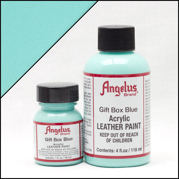 Caixa de oferta para pintura em couro Angelus Azul