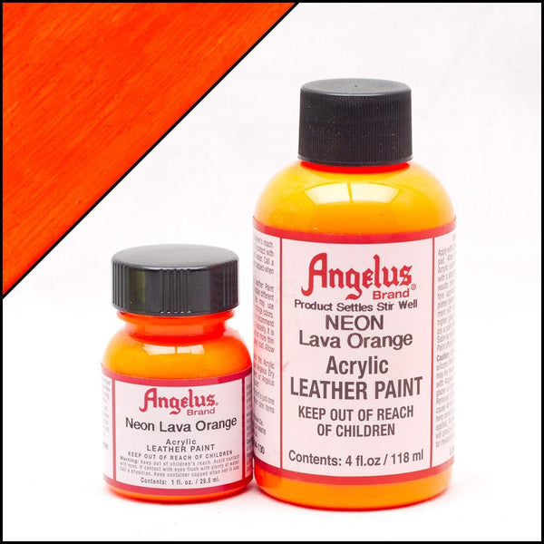 Angelus Tinta Laranja Lava para couro