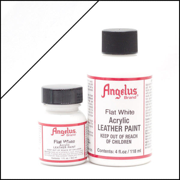 Angelus Tinta branco mate para couro