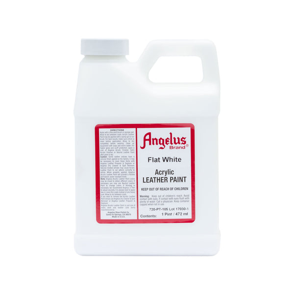 Angelus Tinta branco mate para couro
