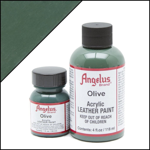 Angelus Tinta Verde Olive para couro