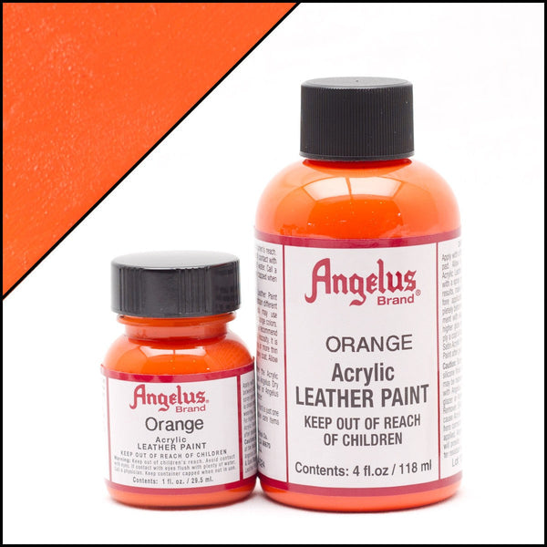 Angelus Tinta Laranja para couro