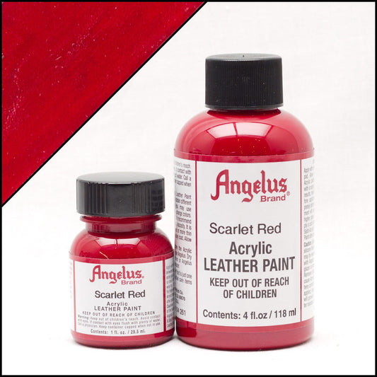 Angelus Tinta Vermelho Scarlet para couro