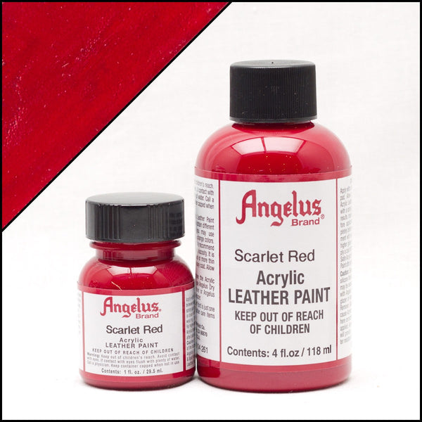 Angelus Tinta Vermelho Scarlet para couro