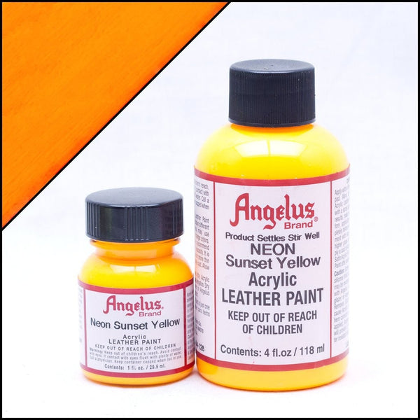 Angelus Tinta Amarelo Sunset para couro