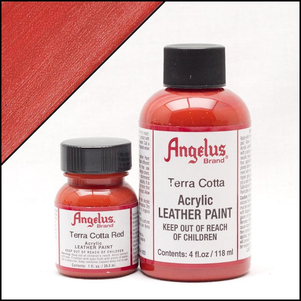 Angelus Tinta Vermelho Terracota para couro