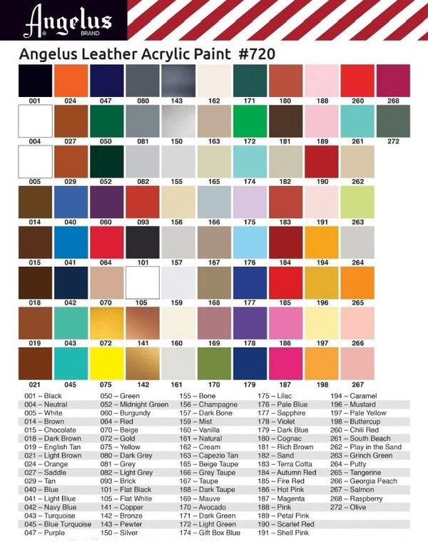 Caixa de oferta para pintura em couro Angelus Azul